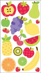 Sticko-Fruit Galore/Dimensional Stickers